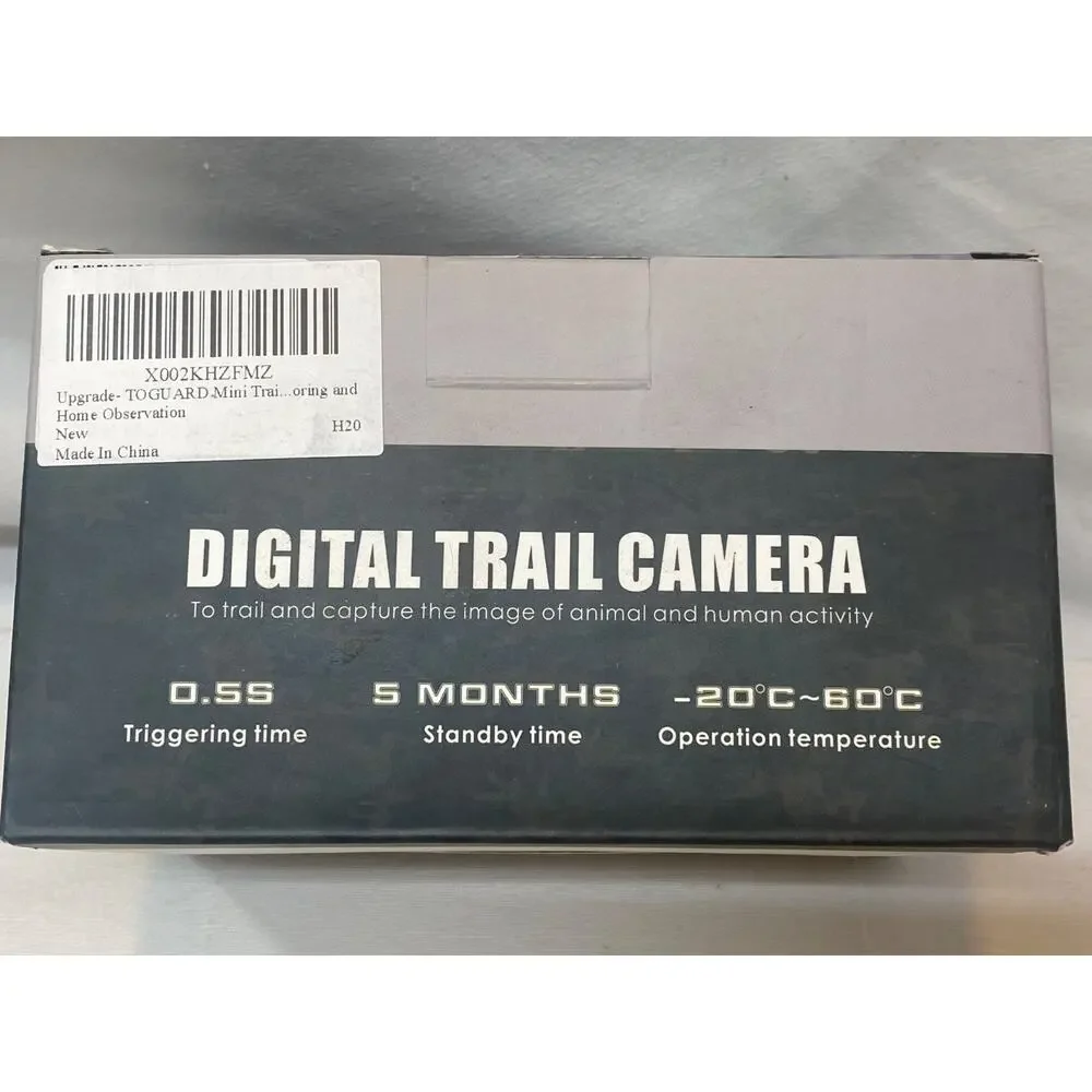 TOGUARD Mini Trail Camera 1080P 16MP Wildlife Hunting Deer IR Night Vision